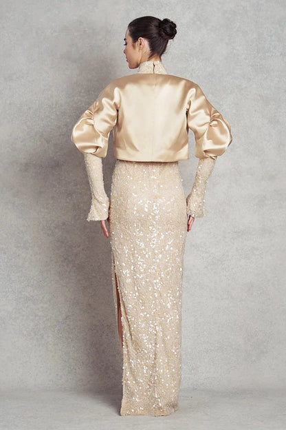 Paradise Bolero Jacket - Gold